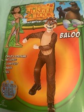The Jungle Book Baloo Halloween Costume S(4-6) New