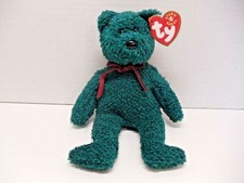 TY Beanie Baby - 2001 HOLIDAY TEDDY 8 inch - MWMTs Stuffed Animal Toy