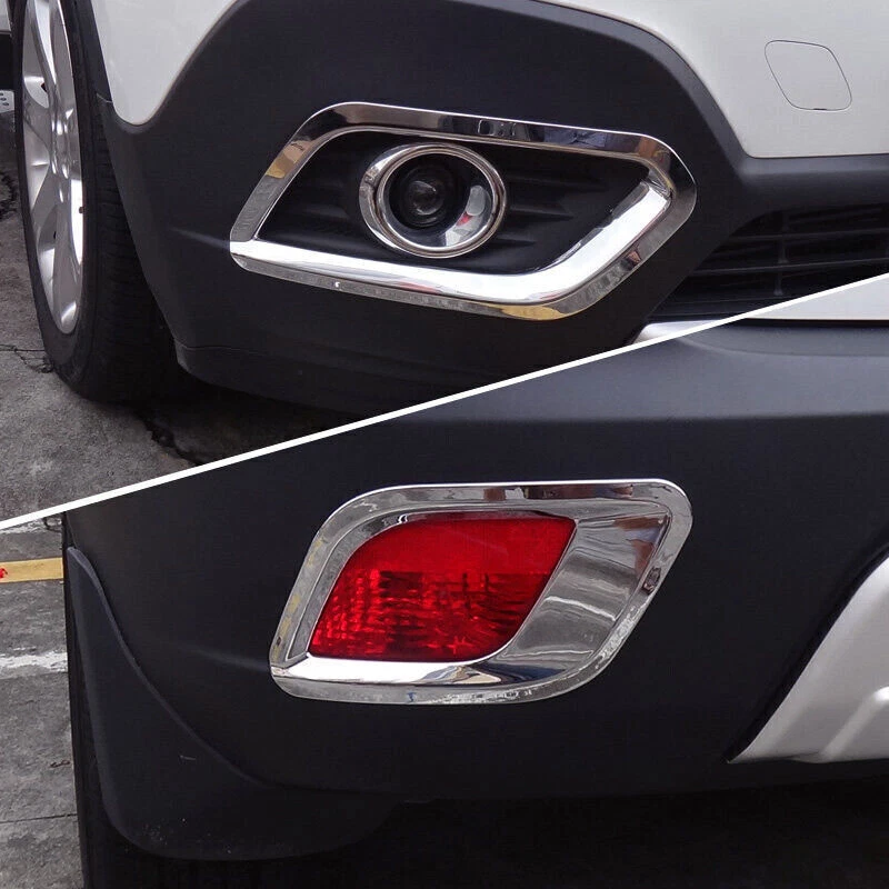 Cubierta antiniebla delantera trasera cromada para Buick Encore / Vauxhall Opel Mokka 13-15 Foto 2 de 4