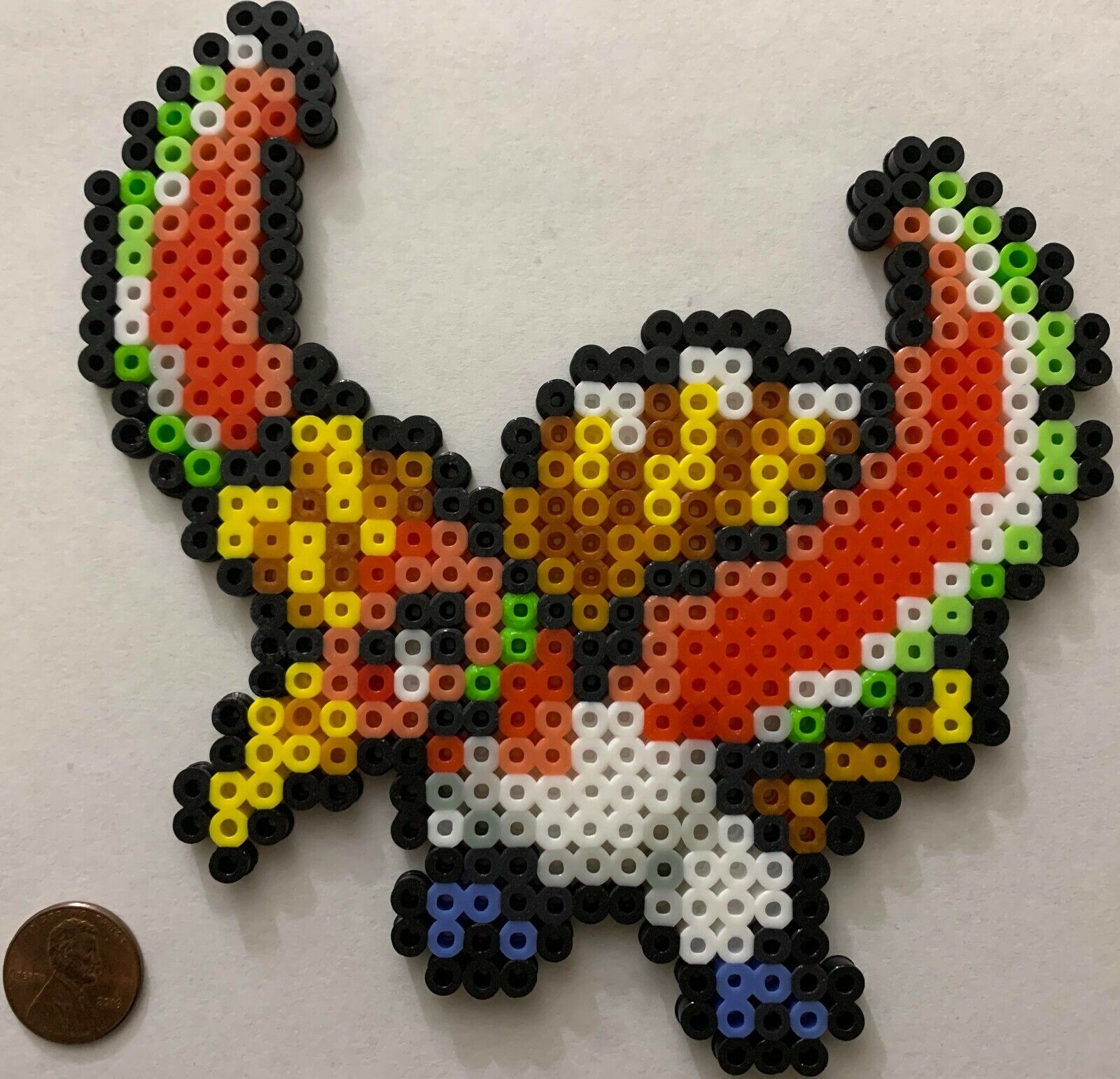 Super Sonic Sega the Hedgehog Mini Bead Sprite Perler Artkal Pixel