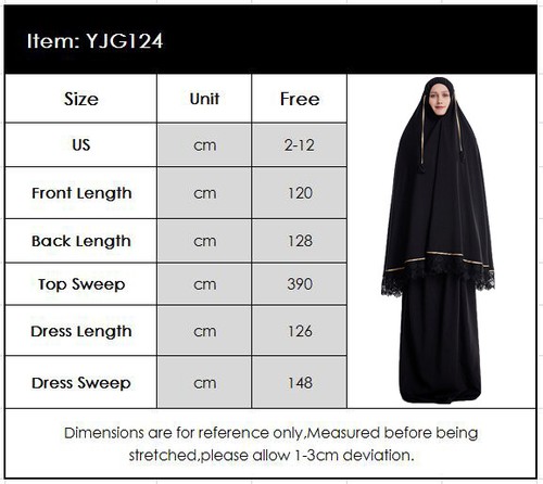 Ramadán Mujeres Khimar Vestido de Oración Kaftán Niqab Vestido Árabe Disfraces Islámicos - Imagen 183 de 315