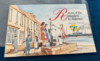 GUERNSEY Telefonkarten - 2 x £2 Return of the Islanders to Alderney in Pres Pack