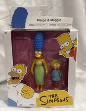 Jakks Pacific The Simpsons 5 Inch Figure Marge & Maggie New 2025 Free Shipping!