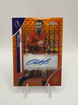Topps Chrome P/L 2026 Ryan Giggs Geometric Autograph Card 7/25 Manchester United - Image 1 of 2