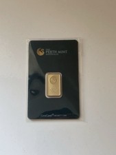 The Perth Mint 5 Gram Pure Gold Bar.9999 Fine Gold Bullion Sealed. 2861.52 per troy oz