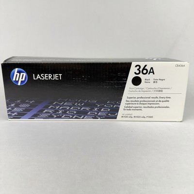 NEW HP 36A Black LaserJet Toner Cartridge CB436A Genuine OEM Sealed