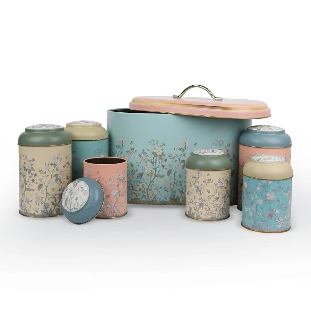 7 Pcs Bread Set for Kitchen Countertop and Canisters Sets for the Kitchen Ide...