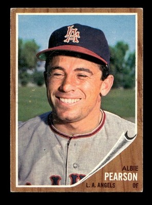 1962 Topps #343 Albie Pearson Angels VG-EX *6e