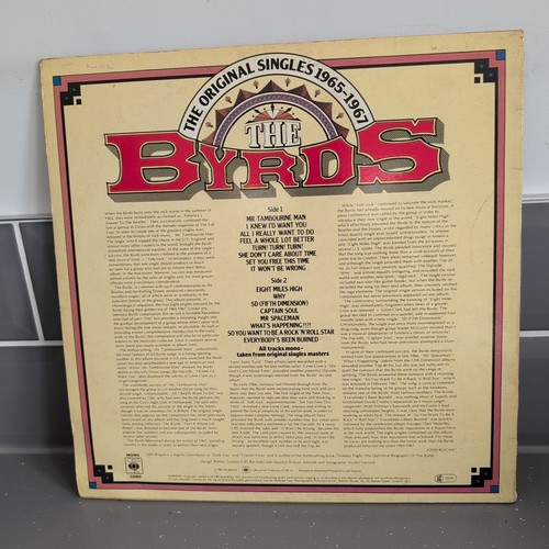THE BYRDS - THE ORIGINAL SINGLES 1965/1967 1980 UK VINYL LP CBS32069 EX/VG - Picture 2 of 8