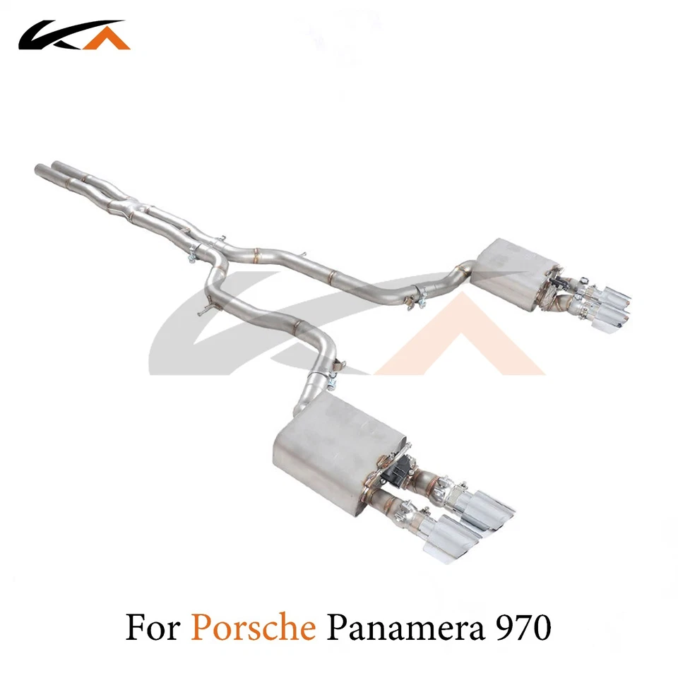 KA Exhaust Catback 适用于保时捷 Panamera 970 钢制后部 — 第 2/4 张图片