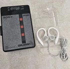 Vintage 80s Sony Walkman WM-AF22 AM FM Radio Black Cassette Player