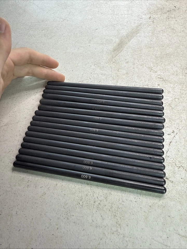 Manley 25660 16pc  4130 Sweged OB 5/16 x 6.600 Pushrod Set - Image 4 of 4