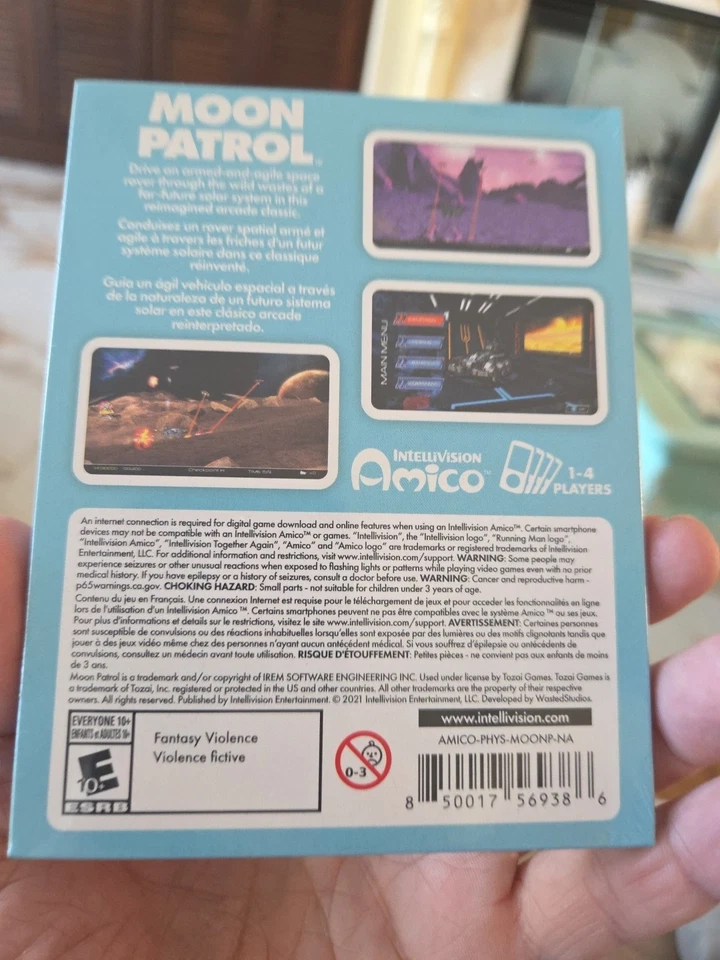 Moon Patrol Milky Way Chronicles Intellivision Amico 3D Card RFID Card & Coin - Image 2 of 4