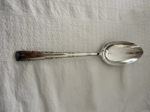 Sterling Silver Gorham Camellia 1941 Table Serving Spoon 76 grams 8-3/8” Length