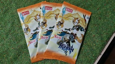 Genshin Impact Sammelkarten 3x Booster TCG Karten Neu OVP