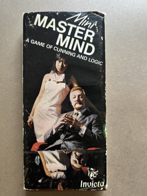 Mini Master Mind Travel Pocket Game 1972 Sealed Pegs With Instructions: England