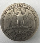 1940 Washington Silver Quarter - 90% Silver - Circulated US Coin