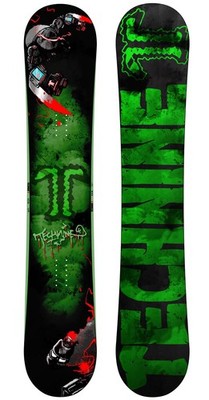 美品◎TECHNINE スノーボード BLUNT 153 Technine Shred Til Death STD Mens Snowboard 153 cm T9 Combo Black