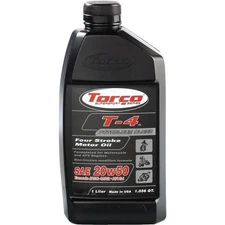 Torco T4 Petroleum Motorcycle 20W50 Oil | 1 Liter | T612050CE