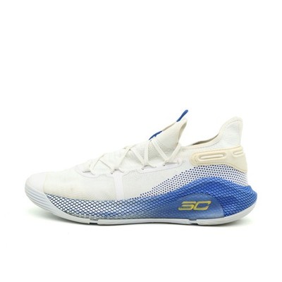 Under Armour Herren Curry 6 Basketballschuh Weiß/Blau ämpfung Sneaker EU 47