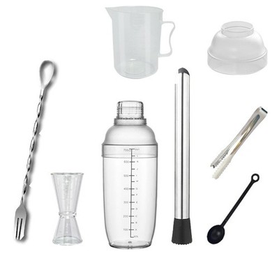 9-pcs Professional Bartender Kit   Complete Cocktail Making Set with 700ml Do...