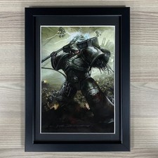 Bügeleisen Hände Gerahmt Kunst Clan Raukaan Astartes Raum Marines Warhammer 40K