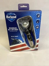 Barbasol CLOSE SHAVE Rotary Rechargeable WET & DRY SHAVER with POP-UP TRIMMER