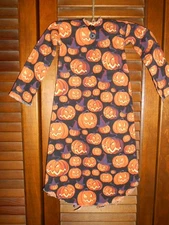 ANGRY JACK-O-LANTERNS,  Halloween Nightshirt, Primitive wall decor, Grungy