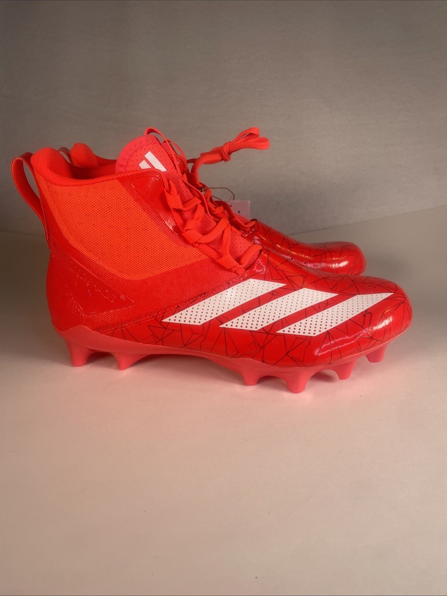 Adidas Adizero Chaos Lineman Football Cleats IF9717 Solar Red