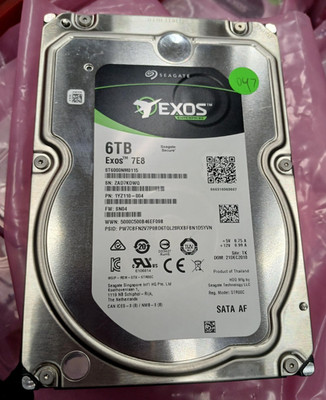 Seagate Exos 7E8 6TB SATA ST6000NM0115 3.5'' Hard Drive 1YZ110-004