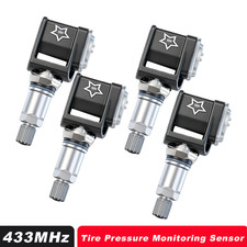4pcs 433mhz Tpms Tire Pressure Monitoring Sensor For 2019-2024 Bmw X4