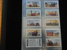 ONE COMPLETE SET TRADE CARDS ROBERT MIRANDA 150 YEARS OF LOCOMOTIVES