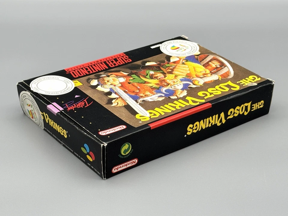 The Lost Vikings SNES OVP Zustand: Gut - Bild 3 von 4
