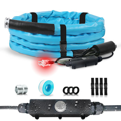 Cupohus Heated Rv Water Hose 15Ft X 5/8Id - Freeze Proof To -45 Self-Regulating