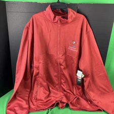 Tampa Bay Buccaneers Red Jacket 2XL NFL Team Apparel   Dunbrooke Lined Full Zip