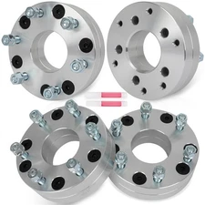 4Pcs 2" Conversion Wheel Adapters For Toyota Honda 5 Lug to 6 Lug 5x4.5 to 6x5.5