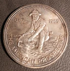 New Listing1985 Engelhard American Prospector Eagle Reverse .999 Fine Silver Round 1 oz
