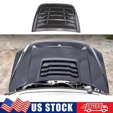 For GMC SIERRA 1500 2500 3500 Hood Vents Scoop Air Intake Cover Carbon Style
