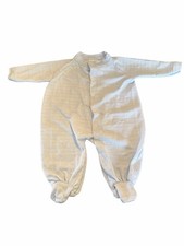 Vintage 1997 Babygro Baby Blue Footed Sleeper 3-6M USA Made 90s One Piece