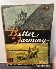 Original 1936  John Deere Better Farming Sales Catalog