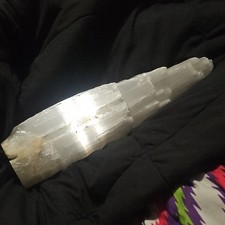 Large Selenite Crystal Natural Point / Hollowed base for optional light
