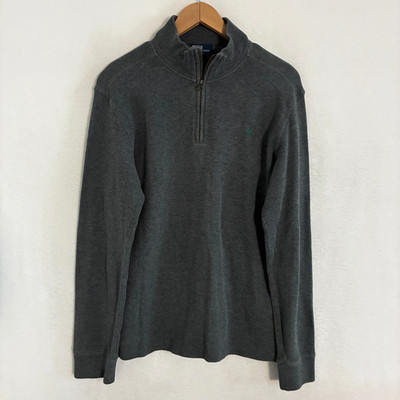 Polo Ralph Lauren 1/4 Zip Knit Sweater Boys XL (Fits Mens M) Preppy Ivy Pullover