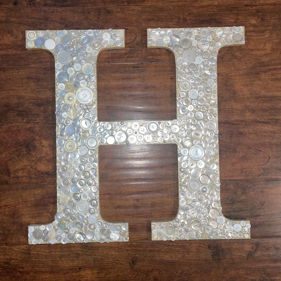 Decorative Ready To Hang Wall Letter H - Image 2 of 4