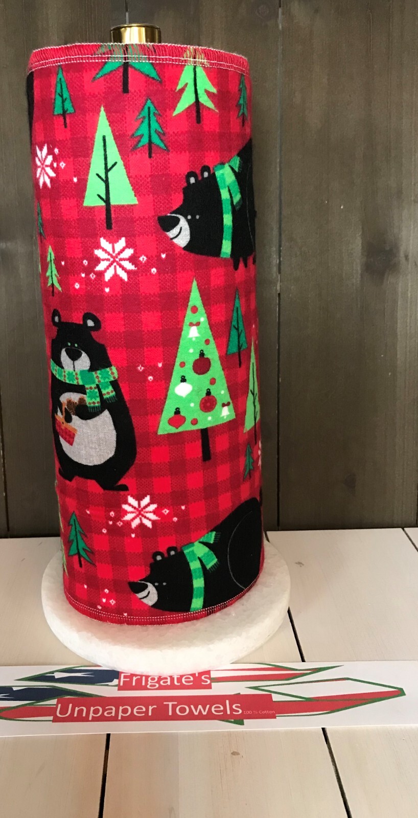 Zero Waste Christmas Reusable UNPAPER TOWELS Alternative To 1 Ply