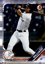 2019 Bowman Draft #BD-146 Isiah Gilliam New York Yankees