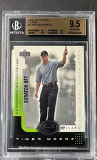 2001 UD Tiger Woods￼ #E-TW E-CARD ￼ Beckett 9.5 CARD