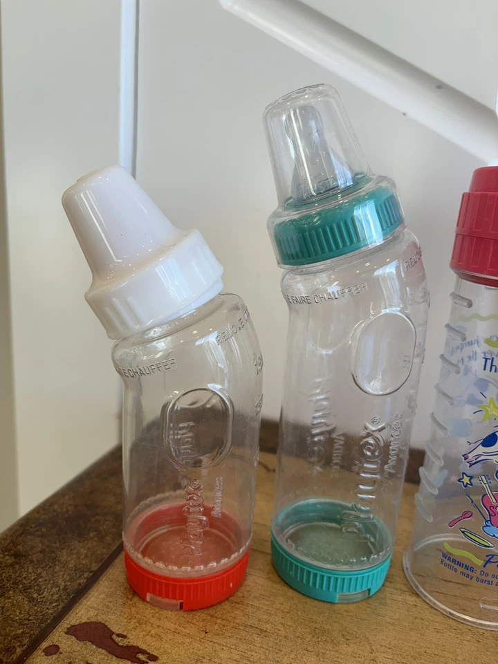 vintage playtex baby nurser bottles Lot Of 8 - Image 3 of 4