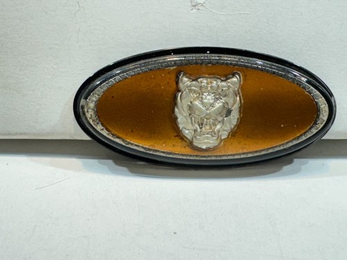 Jaguar Genuino 76-89 XJS L Cupé Cabrio Dirección Delantera JAGUAR Cabeza Dorado 1 Emblema - Imagen 16 de 21
