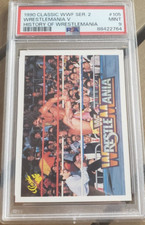 1990 Classic WWF Series 2 Ultimate Warrior Ravishing Rick Card PSA 9 Mint #105