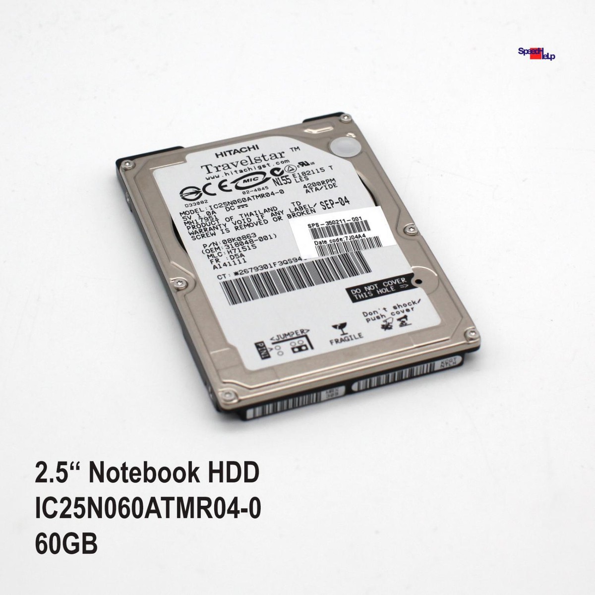 【中古】「未使用品」HD 60GB IC25N060ATMR04-0 HITAC 未使用品」HD 60GB IC25N060ATMR04-0 HITAC(中古品)